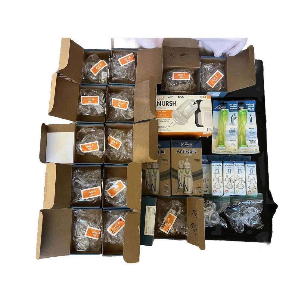 BRAND NEW -Dr Brown’s Nipples, Options+ Replacement Vents, Bottles And Nursh